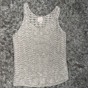 Quiksilver Silver Knit Tank Top